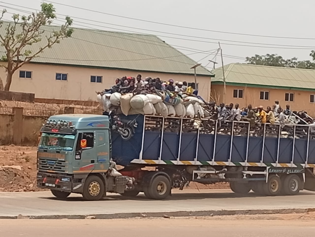 How FRSC Smashed Deadly Mixed Loading In Kaduna, Nabs Trucks Packed With 100+ People, Animals, And Goods In Easter Patrol
